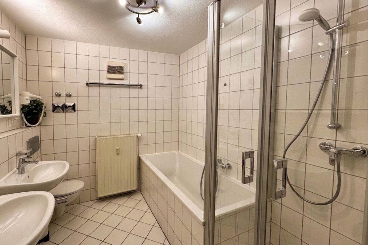 Holiday rental bathroom — after enhancement